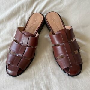 Madewell the Dixson Fisherman Mule - Size 7.5